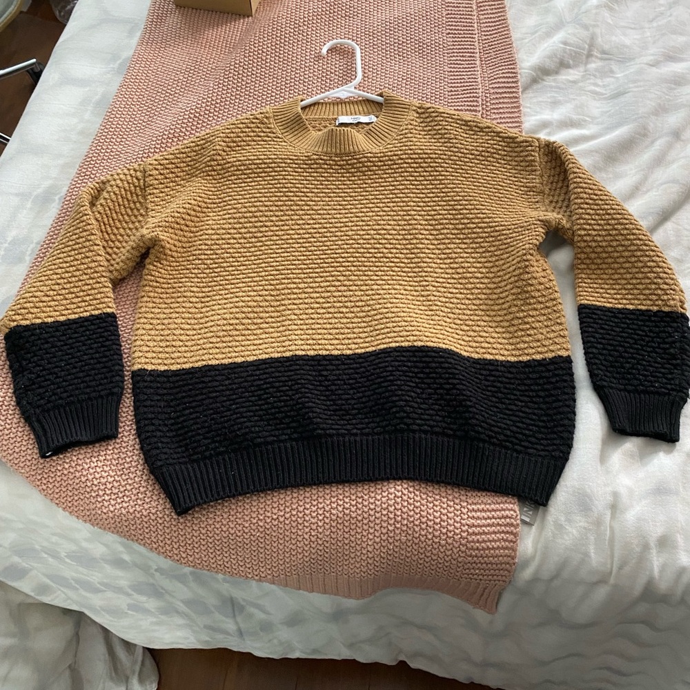 Mango Two Tone Sweater